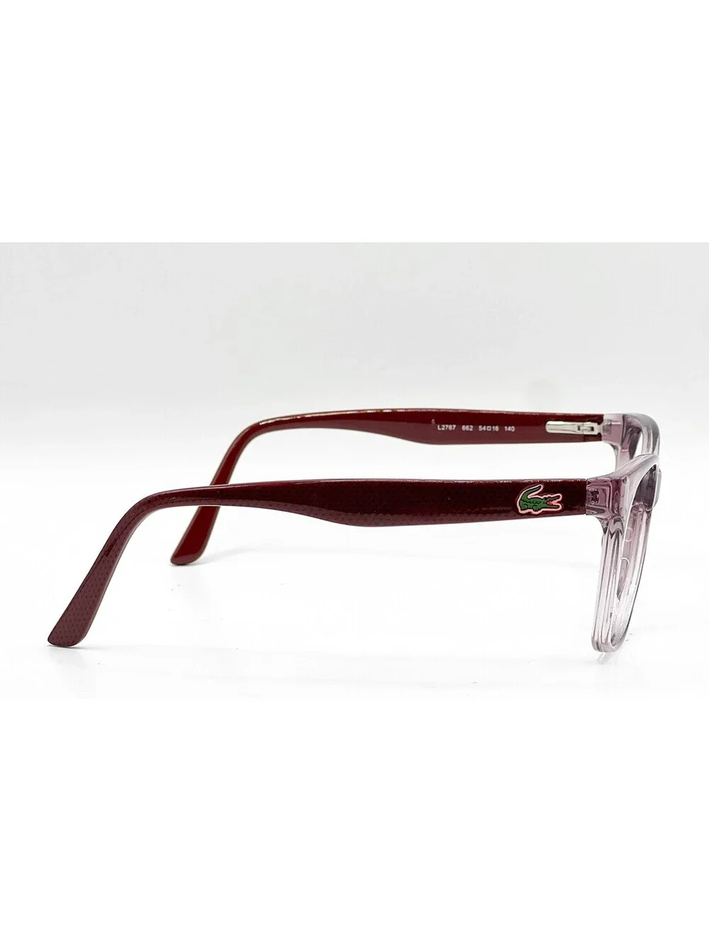 Lacoste L2767 662 Rose Nude Rectangle Authentic Eyeglass Frames 54-16